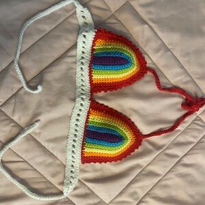 CROCHET PRIDE TOP/BRA